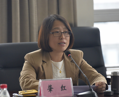 国家中医药管理局国际合作司欧大非洲处副处长肇红主持工作汇报会